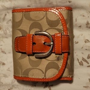 Coach monogram wallet